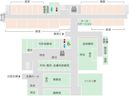 1F フロアガイド